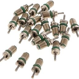 HEAVENGLOW Trade 20 Pieces Adapter High Pressure Side Connection Air Conditioning R134A Valve Core-14
