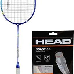 HEAD XENON 3.0 BADMINTON RACKET WITH HEAD BOAST 65 BADMINTON STRING ORANGE-30
