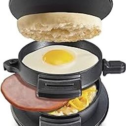 Hamilton Beach 25477 Breakfast Electric Sandwich Maker, Black-6