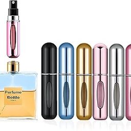 ARDAKI Perfume Atomizer Refill Bottle Portable Mini Refillable Perfume Atomizer Travel Size Spray Carry Bottles Mini Accessories Container Scent Pump Case Fragrance Empty Bottle for Traveling 5ml (1)-5