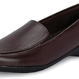 Women's Formal Shoes | Comfortable Stylish Wedge Heel Pull on Bellies & Ballerina for Womens | Slip on Shoes Women-picture-13