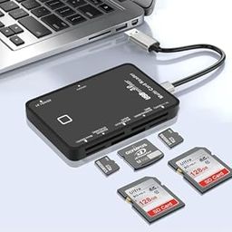 Scalebee 7-in-1 High Speed USB 3.0 Card Reader Memory Adapter for Micro SD CF TF XD M2 MS, Plug and Play-21