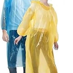 RANKAR11 Unisex Waterproof Disposable Rain Card | Emergency Use, Small Pocket Size, Reusable 2-3 Times, Thin Plastic, Easy to Carry, Multi-Color | Free Size (2, Multi, Free)-44