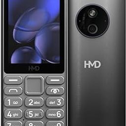 HMD 110 4G Keypad Phone with YouTube, Built-in Scan & Pay UPI App, Rear Camera, Long-Lasting Battery, Type - C Charging, Wireless FM Radio | Titanium-2