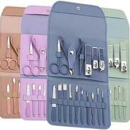 Multipurpose Nail Tool Set, 16 Pieces, Assorted Colours-image-15
