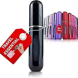 La Lune Perfume Atomiser - Travel Essential, Refillable Perfume Travel Bottle, Atomiser Spray Bottle (5 ml) 18 Colors best for Travel, Party or Work (Piano Black)-17