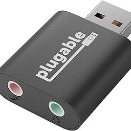 Plugable USB Audio Adapter with 3.5mm Speaker/Headphone and Microphone Jacks (Black Aluminum; C-Media CM108 Chip; Built-In Compatibility with Windows, Mac, and Linux)-11