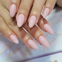 KLOSS BEAUTY Soft Pink Oval press on nails Artificial Nails, Reusable Fake Nails, Set of 22 false nails Universally sized nail extensions for women Press- On nails, Longlasting fake nails with Glue Glossy Finish (Soft Pink)-image-84