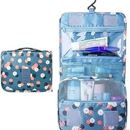 TAGPR Cosmetic Bag For Women Nylon Travel & Multifunctional Extra Large Cosmetic Bag With Hook For Travel, Makeup Organizer, Cosmetic Pouch, Household Grooming Kit, Makeup Bag For Men Women, 8 cm-image-21