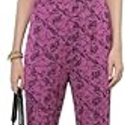 Women's One Shoulder Slim Fit Printed Jumpsuit-picture-1