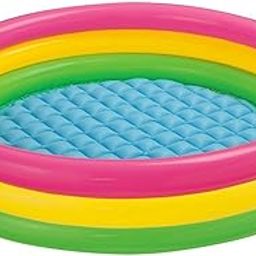 VWretails Inflatable Pools Multicolor for Bath and Swimming (4 FT)-picture-17
