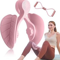 MG SALESS Thigh Exerciser, Hip & Inner, Pelvic Floor Muscle Trainer with Figure 8 Resistance Band for Arm Leg, Thigh Toner Kegel Exercise Products for Women.-picture-20