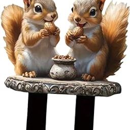 2D Squirrel Decorative Garden Stake Cute Acrylic Sign for Landscape Backyard | Statues & Lawn Ornaments | Garden D?©cor-32
