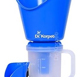 3 in 1 vaporizer steamer for cough,cold and facial, inhaler & steamer for cold and cough - Blue-49