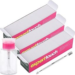 960 pcs Lint Free Nail Wipes Cotton Pads Remover to Soak Off Acrylic Gel Nail Polish with Pumb Bottle Dispenser and 1 Cuticle Pusher Tbestmax-image-53