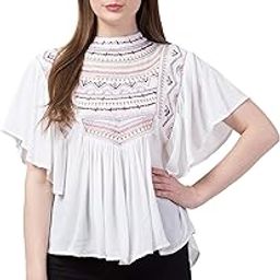 GLAMCCI Regular wear Kaftan Top for Women (White, X-Large)-image-61