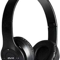 icall P47 Wireless Bluetooth Portable Sports Headphones with Microphone,Memory Card Support (Black)-11