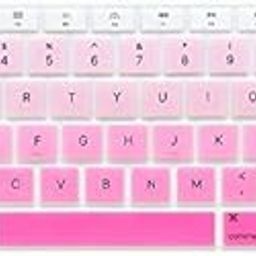 Laprite Premium Ultra Thin Keyboard Cover Protector for MacBook Air 13" A2179, A2337 M1 Chip (Year 2020+) - Gradient Pink-16