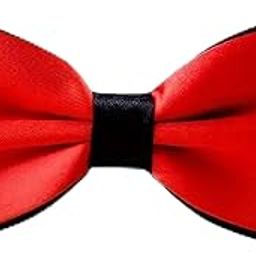 Men's Casual Fashion Double Color Bow Tie | Stylish Accessory | Perfect for Casual & Formal Events, Weddings, and Special Occasions-image-94