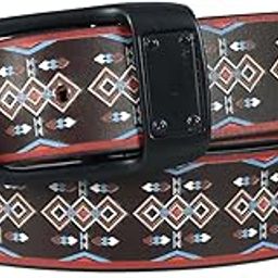 Printed Belt with Black Buckle | Trendy Adjustable Belt for Men & Women | Everyday Fashion Accessory-image-48