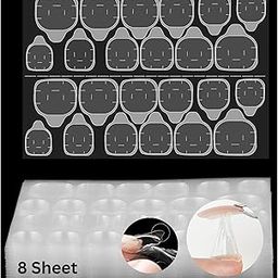 HUDA GIRL 192 Double-Sided Nail Glue Tabs, Nail Glue & Nail Stickers for Nail Art, Super Sticky Nails Stickers, Perfect Nail Glue for Press On Nails, Strong Hold Easy Application for Long-Lasting Wear-12