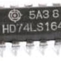 74LS164 8-Bit Parallel-Out Serial-in Shift Register IC (Pack of 3) - 74 LS 164 IC-21