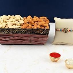 SFU E Com Dry Fruit Hamper For Rakshabandhan Gift | Dry Fruit And Rakhi For Brother | Dry Fruit Basket Hamper | 15-68