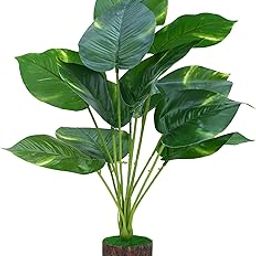 YASH ENTERPRISES 12 Patta Bonsai Artificial Plant with Pot (30 cm, Green)-5