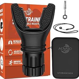 Lung Breathing Trainer with Cleaning Brush, Lanyard & Storage Box for Easy Cleaning & Portability. Adjustable Breath Resistance Exerciser to Enhance Fitness, Endurance & Strength of Respiratory Muscle-32