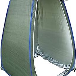 Homecute Foldable Portable Pop-up Cloth Changing Tent or Toilet Tent for Camping Hiking and Picnic- Length:120cm/3.9 ft X Width: 120cm/3.9 ft X Height:195cm/6.3 ft. (Big Size Green)-8