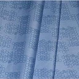 Men's Pure Cotton Satin Printed Unstitched Shirt Fabric (FA74Z9, Blue)-image-93