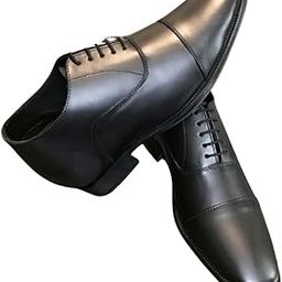Height Increasing Pure Leather Oxford Formal Elevator Shoes for Mens with Guaranteed 3 Inche Height Increase-image-92