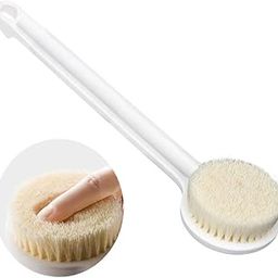Ithyes Body Brush Dry Brushing Shower Bath Brush Long Handle Gentle Back Skin Scrubber Exfoliate Massaging Improve Blood Circulation Cellulite Treatment-17