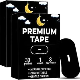 SHUBHPETAL 30-Conut Anti-Snore Mouth Tape Mute Snoring Tape for Mouth Breathing Sleep Mouth Tape Improves Breathing Abnormalities Safe Adhesive Pre-cut Anti-Snore Mouth Tape for Kids Adults-image-94