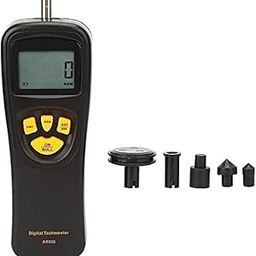 Tachometer Smart Sensor Tachometer Gauge Marker 0.5-19999 RPM Hand Tachometer Contact Rotation Meter Tach Digital Photo Speed Tachometer with LCD Backlight-0