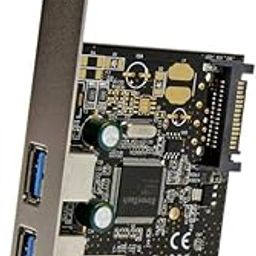 RuhZa PCI Express Card 2 Port USB 3.0 with 5V 4-Pin Power Connector up to 5 Gbps Speed-16
