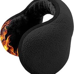 Winter Ear Muffs for Men Women Fleece Ear Warmers for Cold Weather Running-Behind the Head Earmuffs Adjustable-image-45