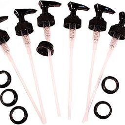 Creative Hobbies Black Plastic Lotion Soap Dispenser Pumps with Glue On Screw Collars, Replacements for Soap and Lotion Pumps, Mason Jar Pumps or Bottles and DIY Crafts - 50 Sets-image-70