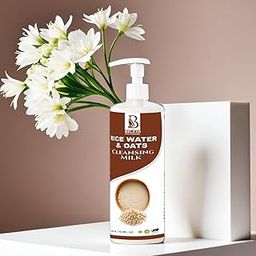 Rice Water & Oats Cleansing Milk |Unisex Deep Cleanser, Hydrates, Gentle makeup remover-image-94