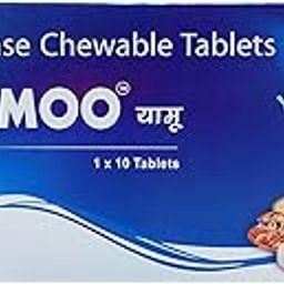 Yamoo Tablets Lactase Enzyme Supplement,4500 Fcc Units,Chewable Tablets,Pack Of 10 Capsules,1 Count-29