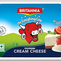 Britannia The Laughing Cow Cream Cheese Processed, 180 g Pack-1