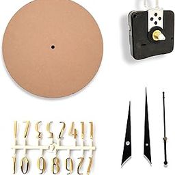 Epoxy Fusion 12 inch DIY Resin Clock Making kit, Round MDF Base (7mm Thick) for DIY Clocks and MDF Board for Resin Wall Clock (Wood Pati)-image-7