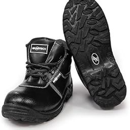 Brick HIGH Steel Toe High Ankle Safety Shoes (Black)-image-47
