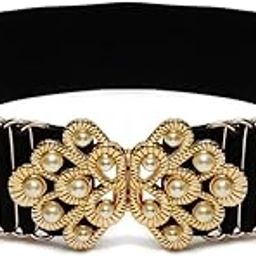 Genuine Women Belts Regular Fit Belt Any Season | Fashion Belt for Women's Stretchable Interlock Waist Belt (42, Black) | T_BT_W_42_GLBL-image-17