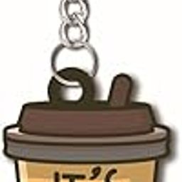Coffee clock Wooden Keychain for Car, Bike, Office, Home (Pack of 1) Multicolour Key Chain with Ring | Gift for Men, Women, Girls, Boys, Him and Her-36