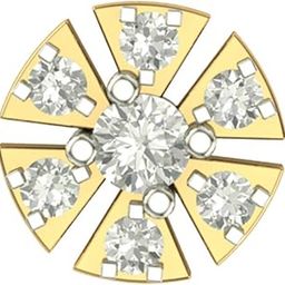 18K Yellow Gold Diamond Nose Pin for Women-image-33