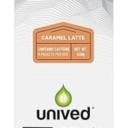 Unived Elite Gel, 2:1 Carbohydrate Ratio, 45g Carbs, Beta-Alanine, Sodium Bicarbonate, & Essential Electrolytes, 190kcal & Gluten-Free (Caramel Latte - 35mg Caffeine - 6 Pack)-image-0