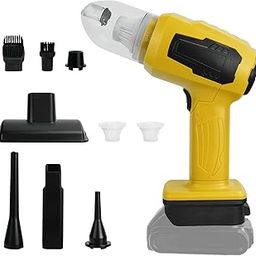 IOHBThe Car Vacuum Cordless Handheld 2 in1 for de-Walt 20V Battery,Car Vacuum Portable Cordless 10000pa Strong Suction,car Vacuum Cleaner for car,Floor,Desk(Battery not Include)-image-22