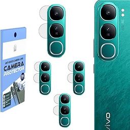 Berries™ (Pack of 4) Camera Guard Camera Lens Protector Compatible For VIVO Y300 5G (Unbreakable Material) with Easy Installation Kit-21