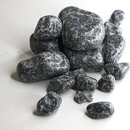 Unpolished Pebbles Beauty Decorative, Landscaping and Garden Stone Plants Pots, Fish Tank Aquarium, Decoration, Garden, Table and Home Decor, Vase Fillers (Black Pebbles, 500 Gm)-image-51